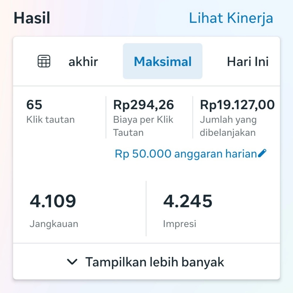 Hasil Winning Campaign